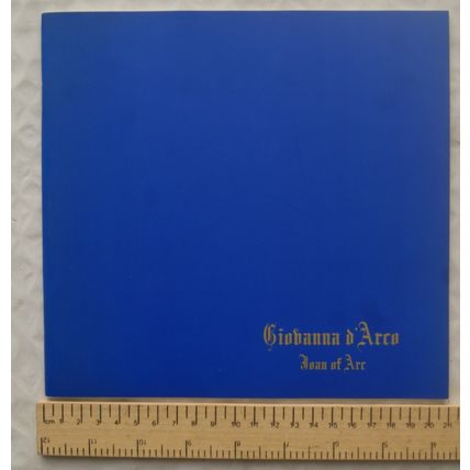 1998 programme Opera North, Joan of Arc, Leeds, Manchester, Nottingham Newcastle