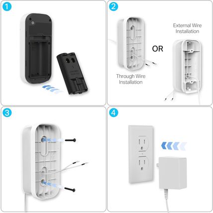 Myq Smart Garage Door Video Keypad Wired Power Adapter Kit-Works with Chamberlai