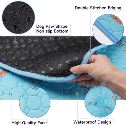 Washable Pee Pads for Dogs - 2-Pack Thick Heavy-Absorbency Reusable Pee Pads Pre