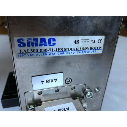 SMAC LAL300-030-71-1FS MOD2161 LINEAR ACTUATOR,48 3A,LAL300-030-7I-1FS ,SG