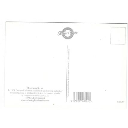 ADVERTISING OPIE PUBLISHED VAN HOUTENS COCOA UK POST FREE