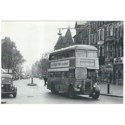 UK BUS 1950 BRISTOL K6B DOUBLE DECKER PUBLISHED 1995 INC. UK POST