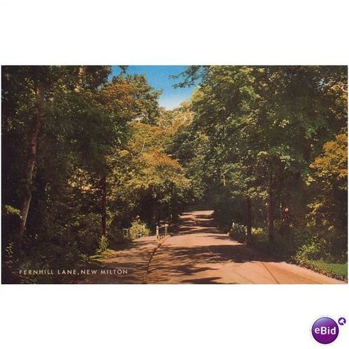 GB Postcard - Fernhill Lane, New Milton, Hampshire