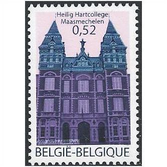 Belgium Mi 3723: 52 c. multicoloured College of the Sacred Heart, Maasmechelen.