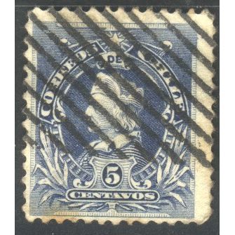 Chile 1901 - SG89 - 5c blue - Columbus - used