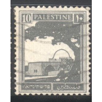 Palestine (British) 1927 - SG97 - 10m grey - Rachel's Tomb - used