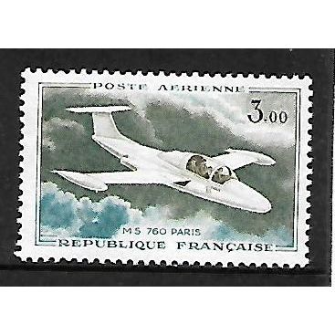 FRANCE 1960 3F MORANE SAVLNIER PARIS AIRPLANE SG 1458 M MINT#2