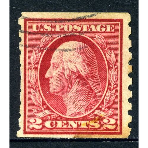 USA 1912 George Washington, 2c, (Perf. 8½ vertically) Scott 413, Used