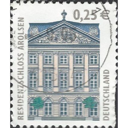 GERMANY, Arolsen Mansion, blue & brown 2004, €0.25, #3