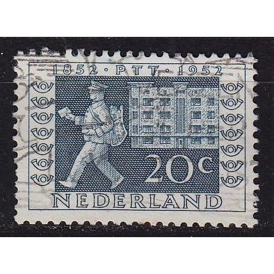 NIEDERLANDE NETHERLANDS [1952] MiNr 0596 ( O/used ) Post