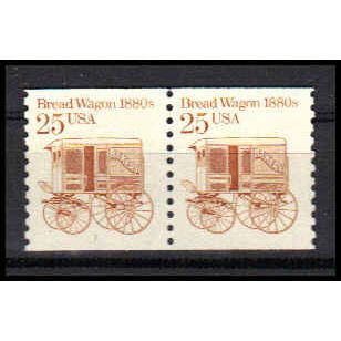 2136 25c Bread Wagon Very Fine MNH Dry Gum CNP Left 1 PA0803