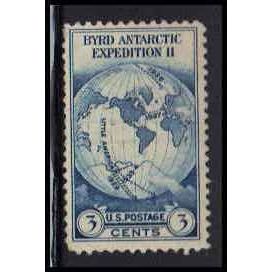 753 3c Byrd Expedition Just Clears MNH O5312