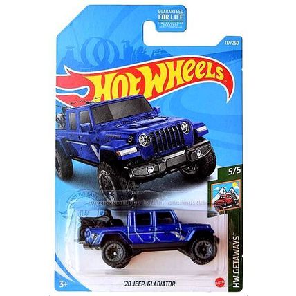 Hot Wheels - '20 Jeep Gladiator: '20 HW Getaways #5/5 - #117/250 *Blue Edition*