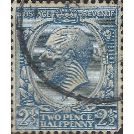 GB, King George V, definitive, blue 1935, 2½d, #2