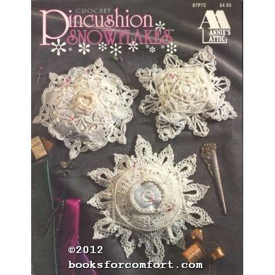 Crochet Pincushion Snowflakes 87P72