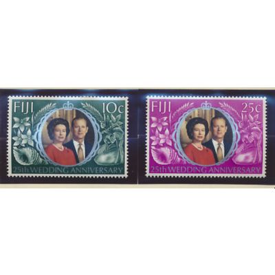 Fiji Stamps Scott #328 To 329, Mint Never Hinged