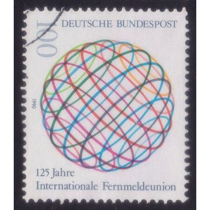 GERMANY 1990 ITU 100pf Sc#1604 - USED @M267