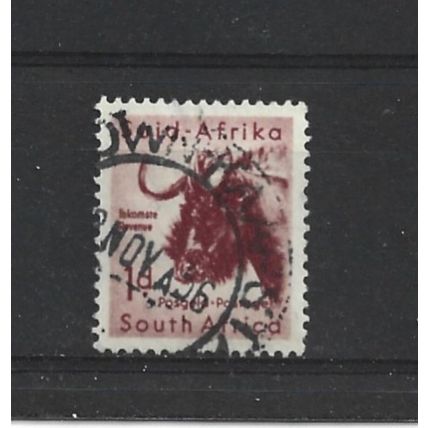 SouthAfrica.SG152 1d Black Wildebeest.Fine Used.Aug25h