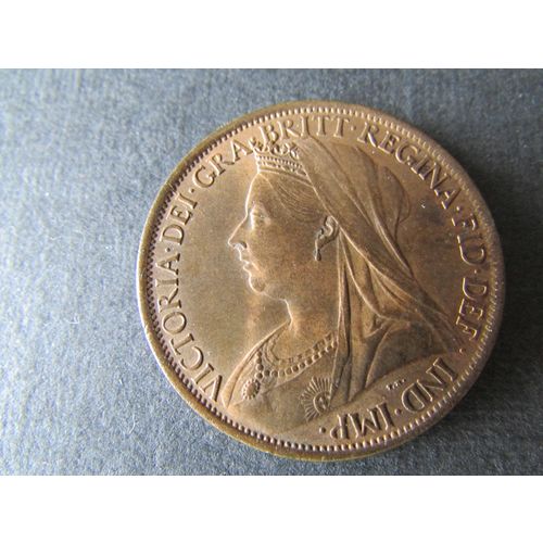 1901 QUEEN VICTORIA ONE PENNY - COIN - 7. O