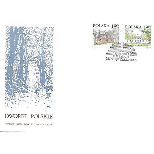 Poland Mi 3651/4 FDC: Polish Manor Houses.