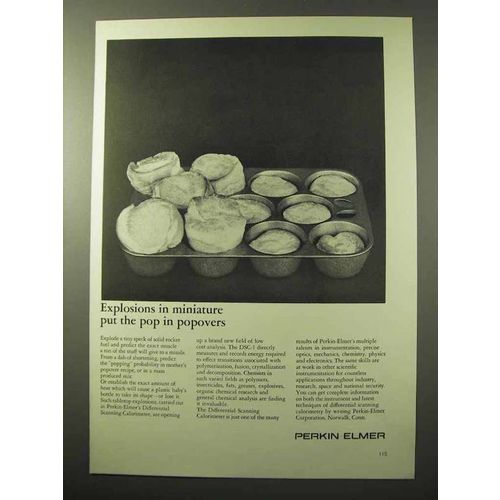 1964 Perkin-Elmer Scanning Calorimeter DSC-1 Ad