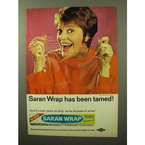 1964 Saran Wrap Ad - Has Been Tamed