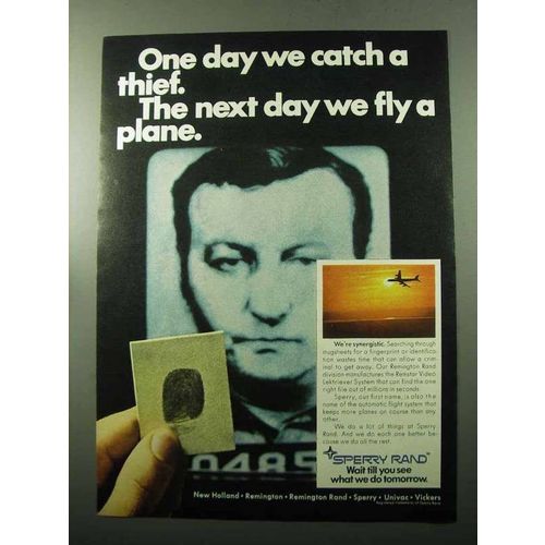 1969 Sperry Rand Remstar Video Lektriever System Ad