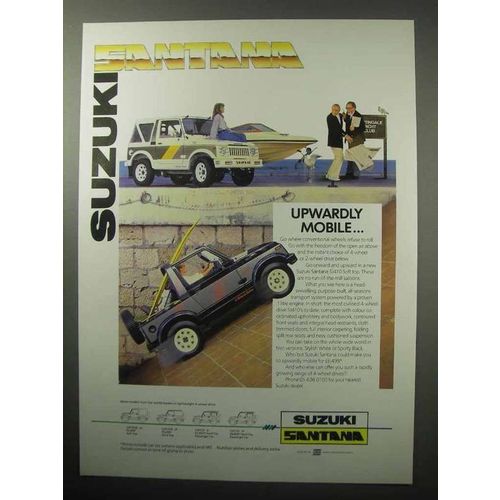 1987 Suzuki Santana SJ410 Truck Ad - Upwardly Mobile