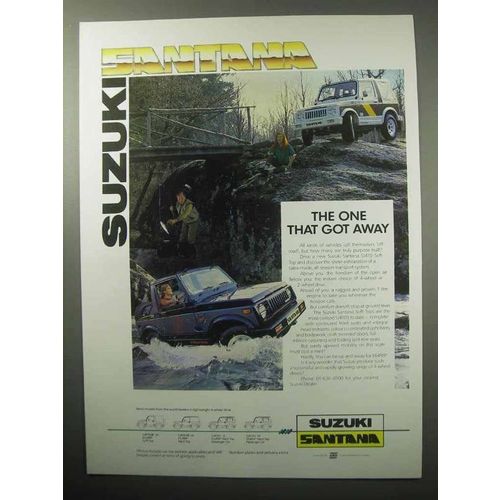 1987 Suzuki Santana SJ410 Truck Ad - One That Got Away