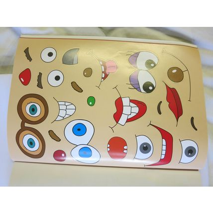 Christmas Funny Faces Includes Over 100 Stickers! Book