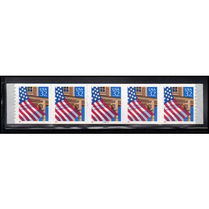 2915Av 32c U.S. Flag Over Porch Fine MNH PNC 89898/5 11x10 PA3557