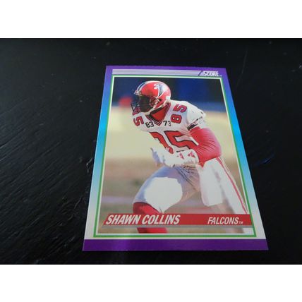 1990 Score Football Card # 207 Shawn Collins Excellent-Mint (6) Atlanta Falcons