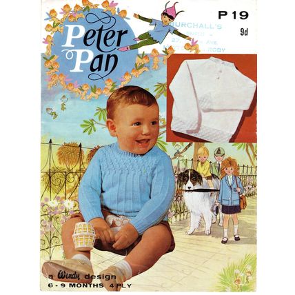Wendy P19 4 ply Vintage Knitting pattern