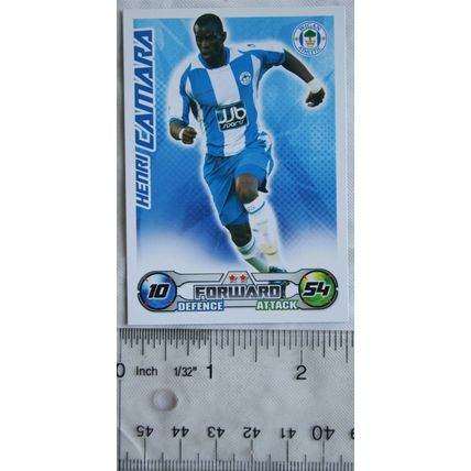 2008/09 Topps Match Attax Trading Card - Henri Camara, Wigan Athletic