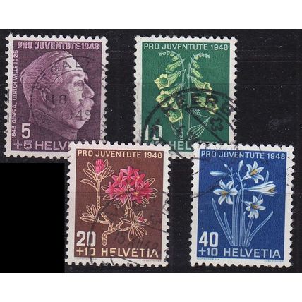 SCHWEIZ SWITZERLAND [1948] MiNr 0514-17 ( O/used ) [01] Pro Juventute