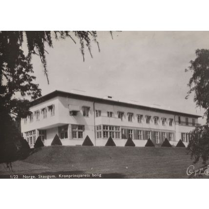 Norway Skaugum Kronprinsparets Bolig Real Photo Postcard