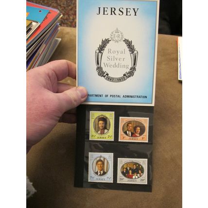 1972 Jersey Mint stamps presentation pack - Royal Silver Wedding