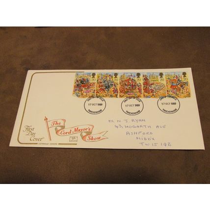 Cotswold 1989 GB FDC Cover - The Lord Mayor's Show, London