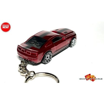 RARE NICE GIFT KEY CHAIN RED FORD SHELBY MUSTANG GT500 SS SUPER SNAKE or DIORAMA