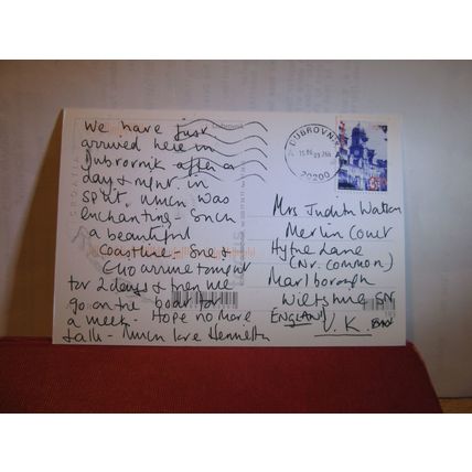 LOKRUM, DUBROVNIK, CROATIA used postcard. 2009 pm #