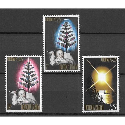 Norfolk Island 1973 Christmas MNH set S.G. 130-132