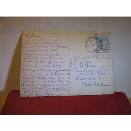 IGIS, TIROL, AUSTRIA used postcard 1984 postmark =