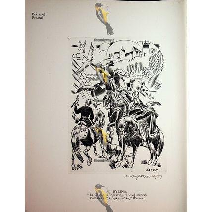 Fishing Boats & La Chasse, Book Illustration (Print), 1930