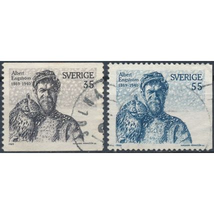 Birth Centenary of Albert Engstrom - Sweden 1969 - F H - MiNr 636/7