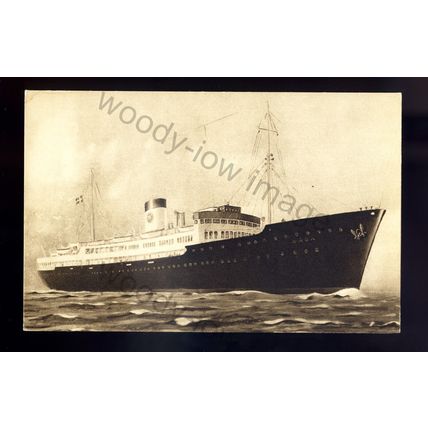 f2501 - Swedish-Lloyd Ferry - Saga - postcard