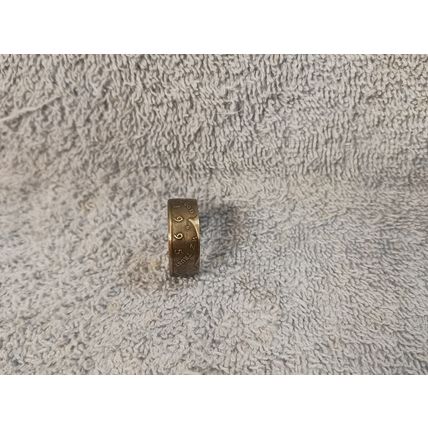 1995 Kennedy Half Dollars size 9 1/2 coin ring handmade mixed metals (A)