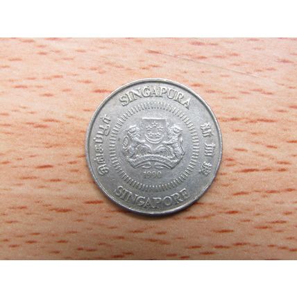 Singapore 1990 10 Cents Coin