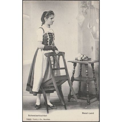 Schweizertrachten, Basel-Land, c.1905-10 - Phototypie Co AK