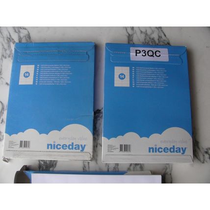 Qty 3388 Sticky Laser Labels 14 per sheet Inkjet Printer 105 x 42.3mm White page