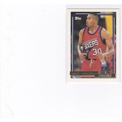 1992-93 Topps Basketball Clarence Weatherspoon-GOLD #294